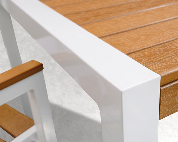 戶外休閑家具塑木桌椅